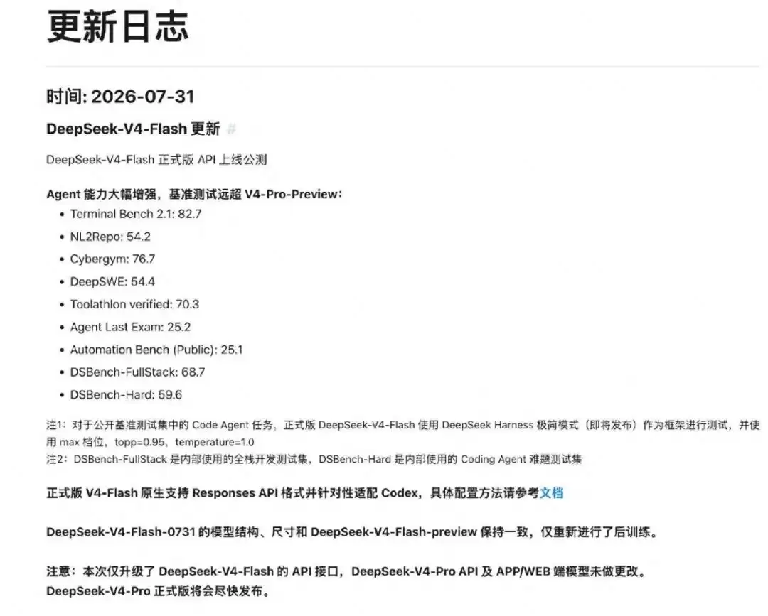 刚刚，DeepSeek-V4-Flash正式版API公测上线