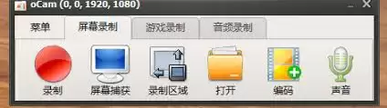 ocam如何设置高画质