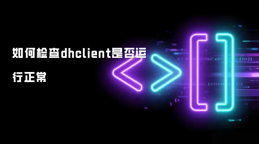 如何检查dhclient是否运行正常