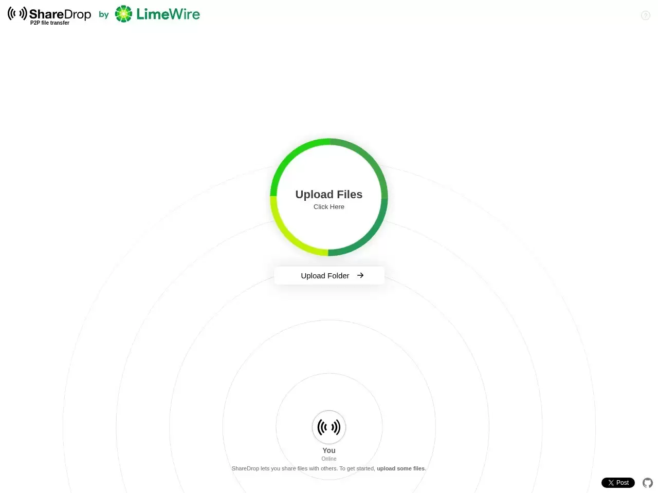ShareDrop-由HTML5WebRTC提供支持的对等文件共享应用程序