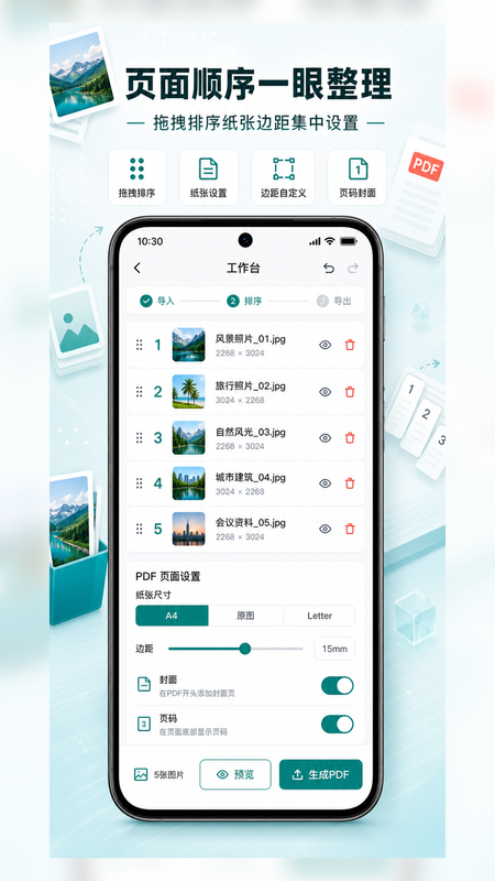 图片转PDF生成