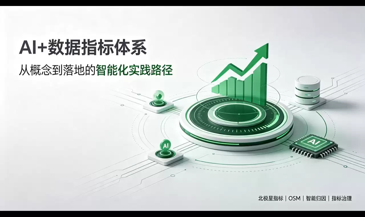 AI+数据指标体系能做什么？从概念到落地终于说全了！