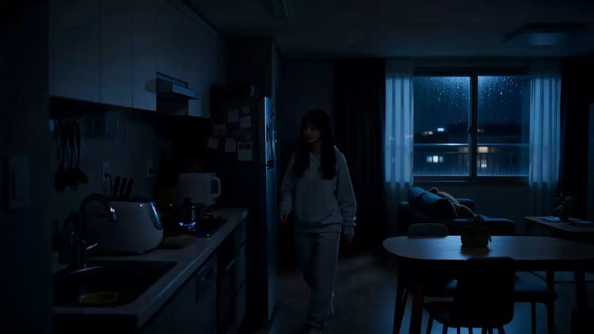 Midnight Apartment Cooking Scene