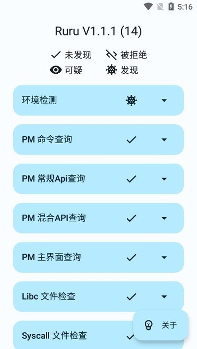 ruru环境检测