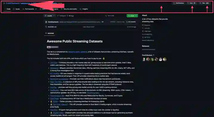 awesome-public-streaming-datasets：实践指南