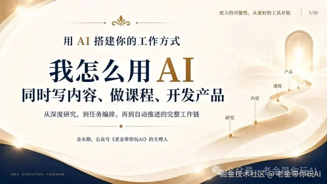 我如何借助 AI 并行推进内容、课程与产品开发