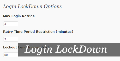 login-lockdown