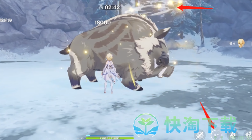 《原神》秋野防灾记第三关困住大雪猪王策略