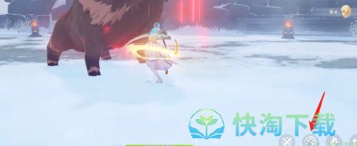 《原神》秋野防灾记第三关困住大雪猪王策略
