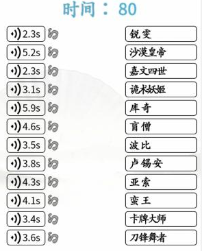 《汉字找茬王》听音连线联盟英雄通关策略
