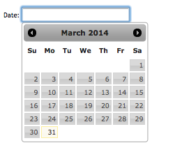 jQuery UI Datepicker