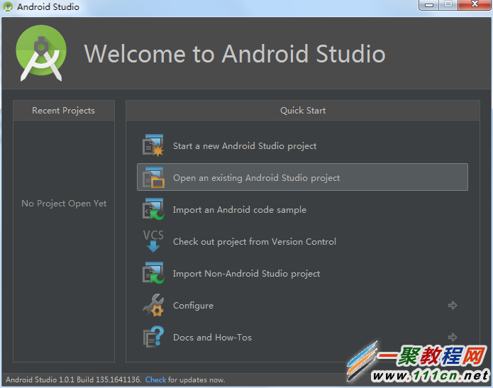 总结Android Studio导入项目的几种方法