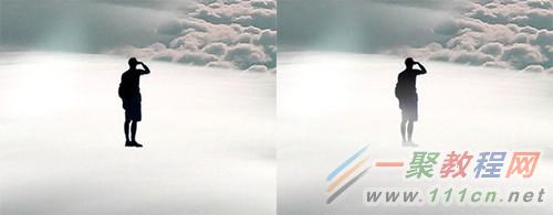 风景海报，设计一张高空云层主题海报_