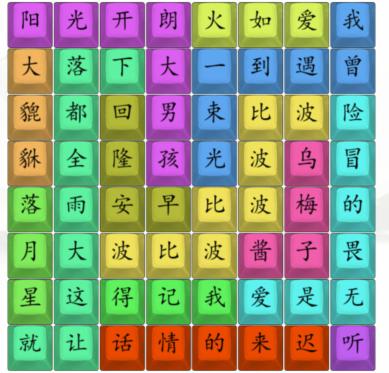 《汉字找茬王》找近期神曲怎么过