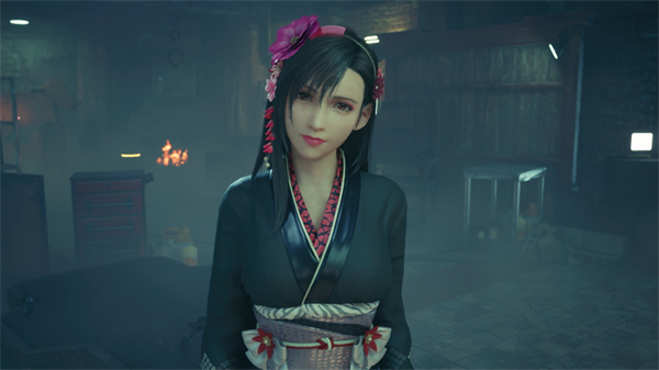 《FF7：重制版》和服蒂法设定图公布：短裙黑丝绝对领域