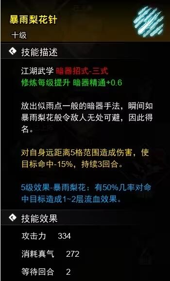 《逸剑风云决》暗器绝学有哪些