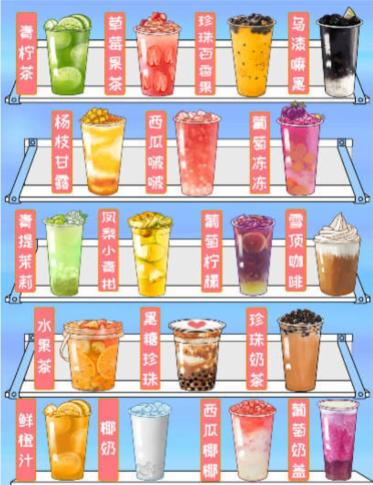 《文字玩出花》奶茶达人怎么过