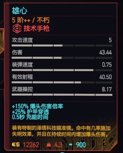 《赛博朋克2077》手枪推荐排行榜及获取方法一览