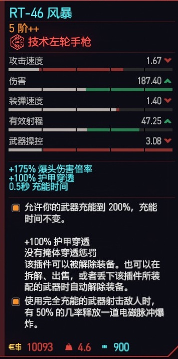 《赛博朋克2077》左轮枪推荐排行榜一览