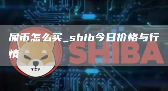 屎币怎么买_shib今日价格与行情-第1张图片