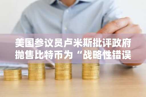 美国参议员卢米斯批评政府抛售比特币为“战略性错误”-第1张图片