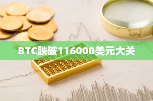 BTC跌破116000美元大关-第1张图片