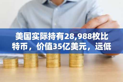 美国实际持有28,988枚比特币，价值35亿美元，远低于市场预期的198,012枚-第1张图片