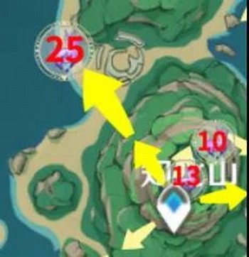 原神鹤观岛雷神瞳在哪里?原神2.2鹤观岛雷神瞳位置大全9