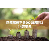 巨鲸高位平仓DOGE获利214万美元