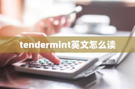 tendermint英文怎么读-第1张图片