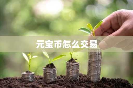 元宝币怎么交易-第1张图片