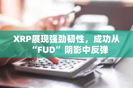 XRP展现强劲韧性，成功从“FUD”阴影中反弹-第1张图片
