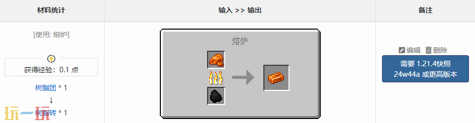 我的世界树脂砖怎么获得 树脂砖详细信息介绍