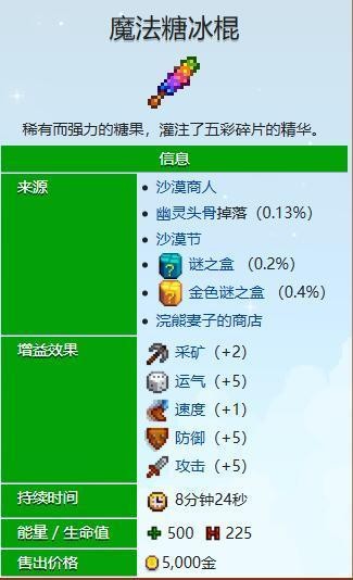 星露谷物语下矿带什么食物
