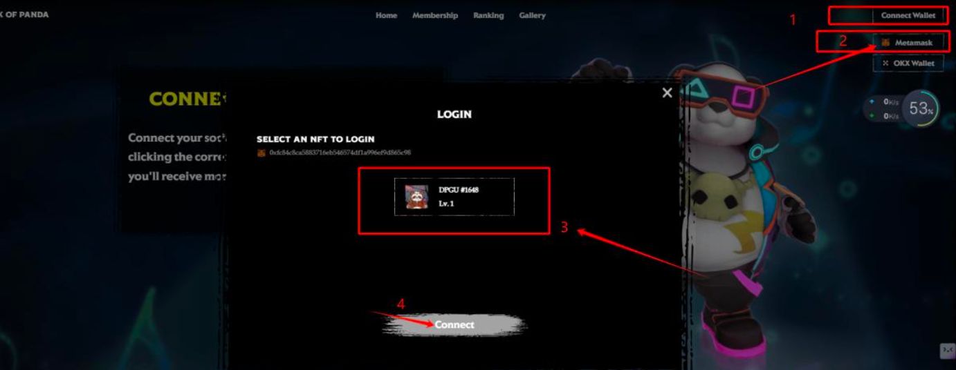 参与 Ark of Panda 游戏测试,开启您的财富之旅