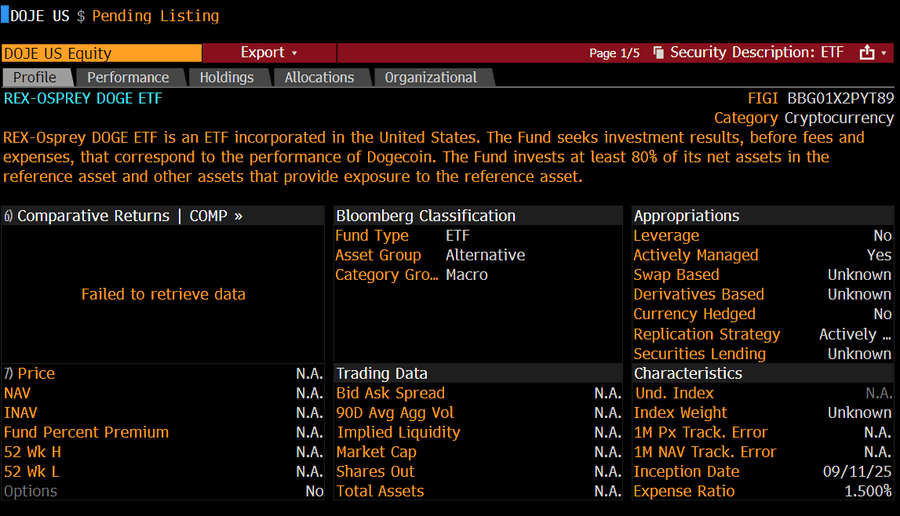狗狗币ETF获批本周开始交易,狗狗币(DOGE)价格能突破1美元吗?