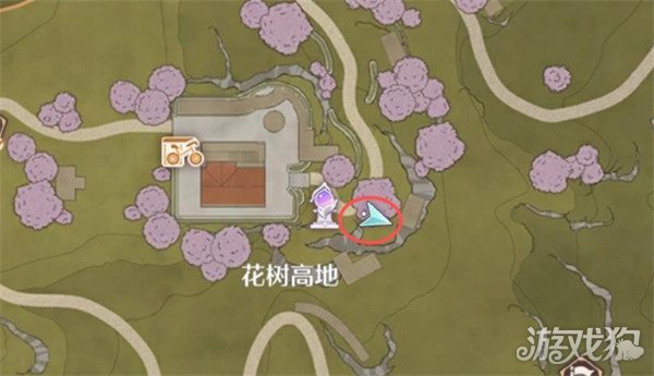 无限暖暖敲下纪念之章花树高地盖章点位在哪2