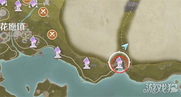 无限暖暖敲下纪念之章心愿洞窟盖章点位在哪1