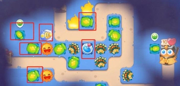 保卫萝卜二第129关