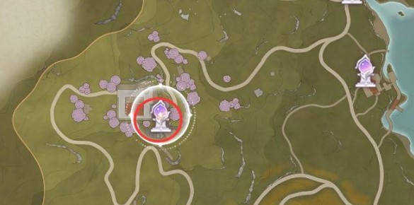 无限暖暖敲下纪念之章花树高地盖章点具体位置1