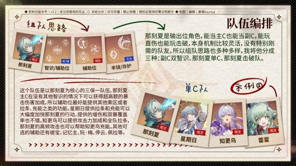 崩坏星穹铁道那刻夏怎么配队 崩坏星穹铁道那刻夏怎么配队