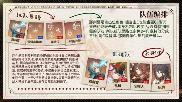 崩坏星穹铁道那刻夏怎么配队 崩坏星穹铁道那刻夏怎么配队