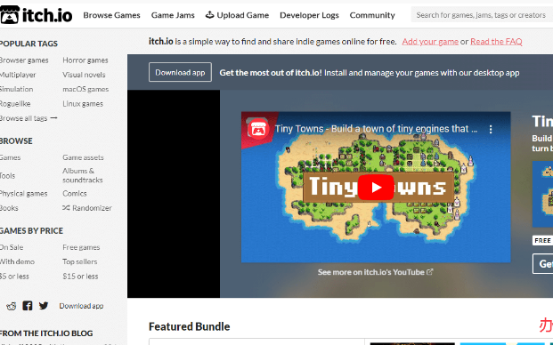 itch游戏官网免费进入口