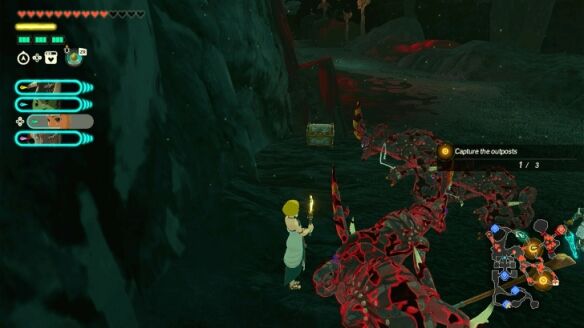 塞尔达无双封印战记朝地底迈进怎么过 朝地底迈进全流程图文攻略