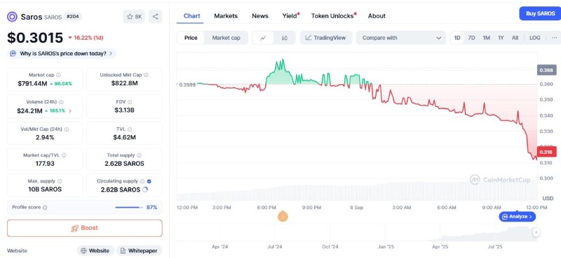 SAROS币全面介绍