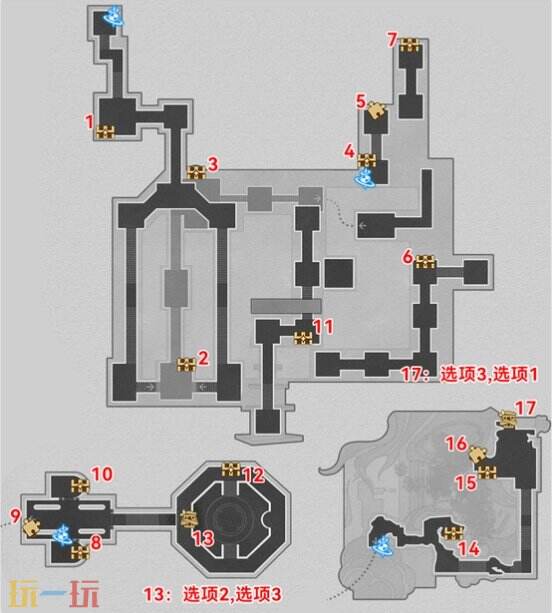 崩坏星穹铁道3.8橡木鸣蛀之梦地图全宝箱收集攻略