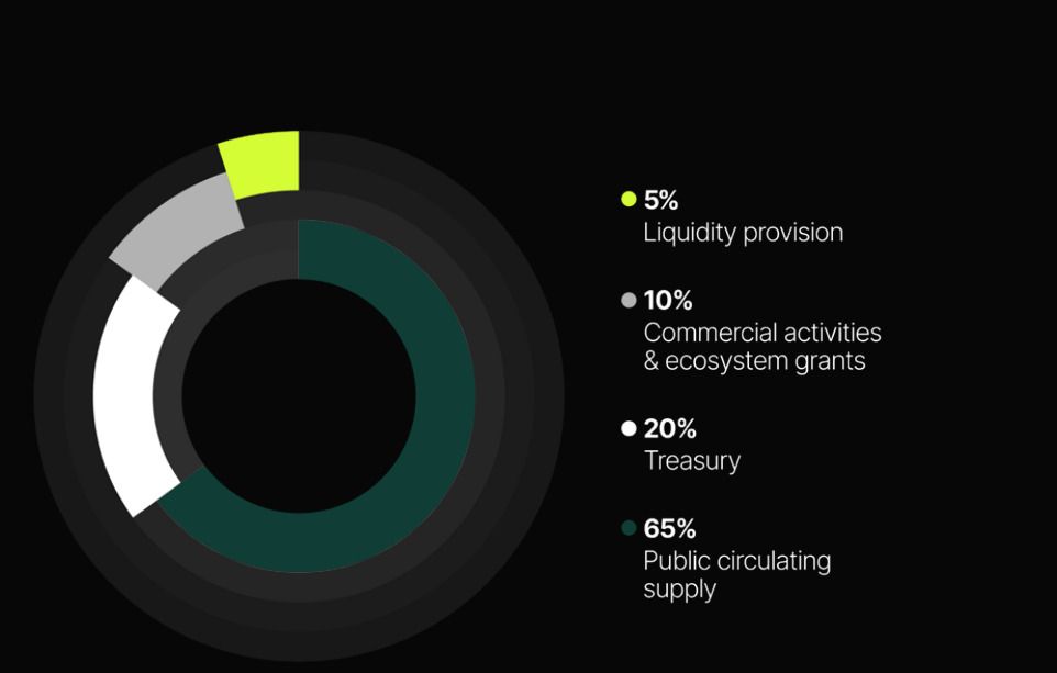 Vision(VSN)代币分配