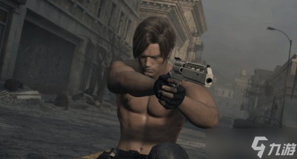 《生化危机9》里昂不穿上衣MOD：宽肩窄腰鲨鱼肌！
