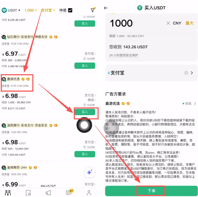 第四步：下单与实名一致性原则（核心红线）