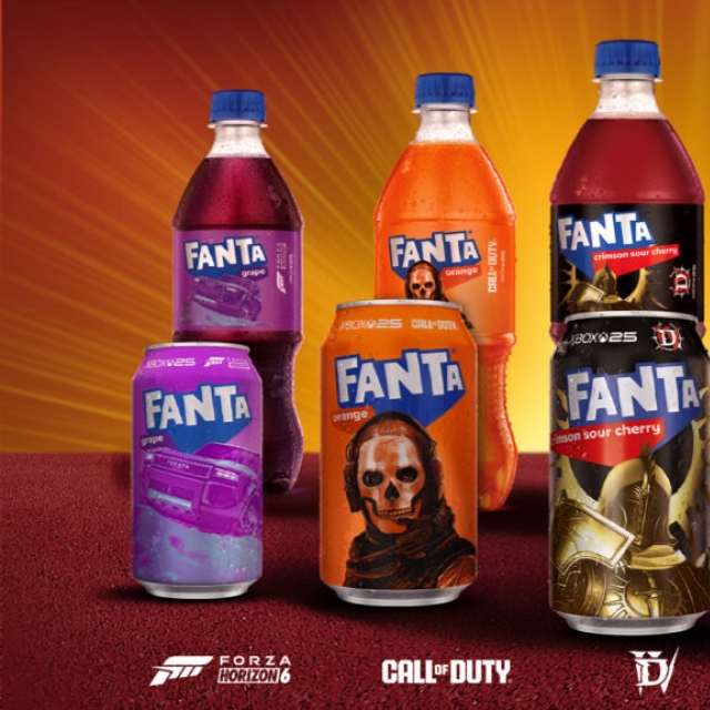 Xbox与Fanta合作推出特别版系列——可赢取奖品与游戏内奖励